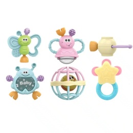 Baby Rattle 7w1 – zestaw grzechotek w pudełku potworku