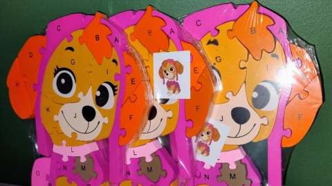 Drewniane Puzzle Edukacyjne – Skye z Psiego Patrolu Drewniane Puzzle Edukacyjne – Skye z Psiego Patrolu