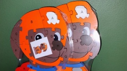 Drewniane Puzzle Edukacyjne – Zuma z Psiego Patrolu