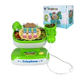 Kolorowy telefon zabawkowy dla dzieci – interaktywny i edukacyjny!