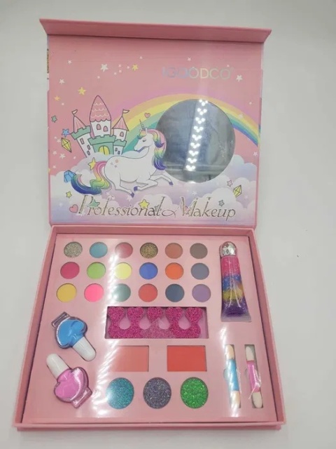 Magiczny Zestaw Makijażowy dla Dzieci – 29w1 z Jednorożcem Magiczny Zestaw Makijażowy dla Dzieci – 29w1 z Jednorożcem