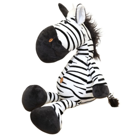 Pluszowa Maskotka Przytulanka Zebra Biało Czarna 25cm