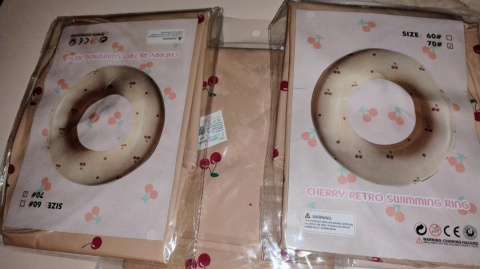 Nadmuchiwane koło do pływania – Cherry Retro Nadmuchiwane koło do pływania – Cherry Retro