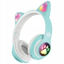 Słuchawki Bluetooth z Uszami Kota