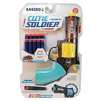 Zestaw pistoletów "Cutie Soldier" 2w1 – Strzałki + Woda!