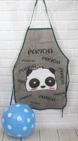 Fartuch kuchenny PVC wodoodporny, olejoodporny wzór: PANDA 68x45 cm