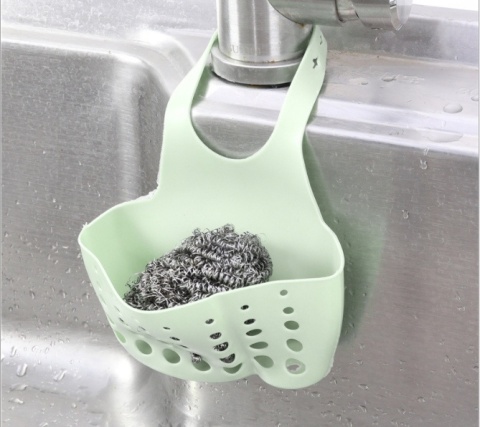 Koszyk. ociekacz na kran. na haczyk UNIWERSALNY zielony
