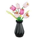 Klocki Konstrukcyjne Tulipany W Wazonie Bukiet 223 el.