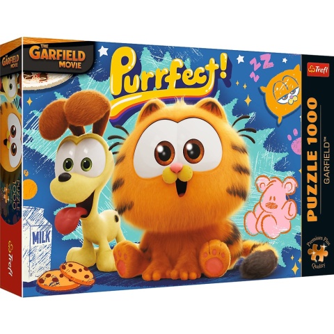 PUZZLE PREMIUM 1000 GARFIELD I ODI , układanka 1000 elementów