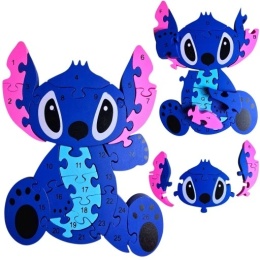 Puzzle Edukacyjne Stitch