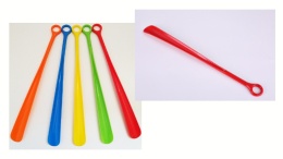 Łyżka do butów plastikowa 45x4 cm mix kolor