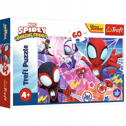 PUZZLE 60 SPIDEY SPIDERMAN Bohaterska przygoda